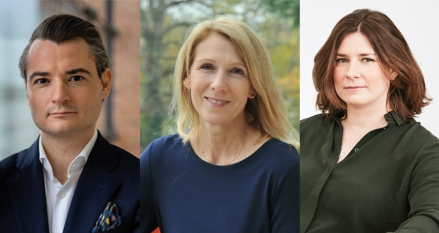 Die äußeren Werte zählen - Jakob Rinninger (STI Group), Bettina Tschoner-Fuchs (Metsä Board Deutschland) und Inga Wolter (Peter Schmidt Group) - Quelle: Peter Schmidt Group, Florian Schueppel, STI, Olli Häkkinen, Metsä Board